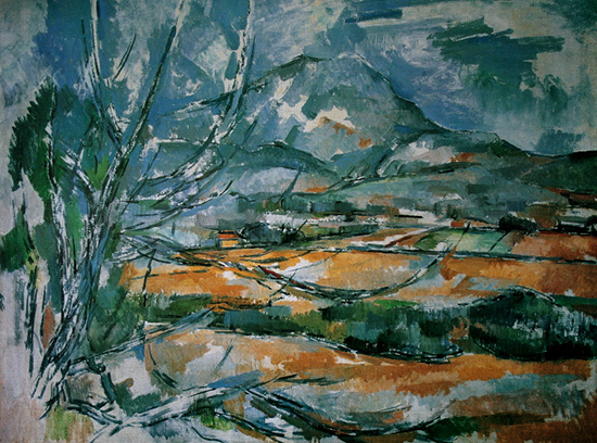 Paul Cezanne poster print, La Montagne Sainte Victoire