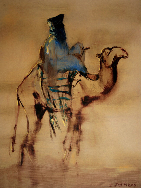 Isabelle DEL PIANO : El Hakem : Reproduction en Affiche d'art, poster : affiche orientaliste
