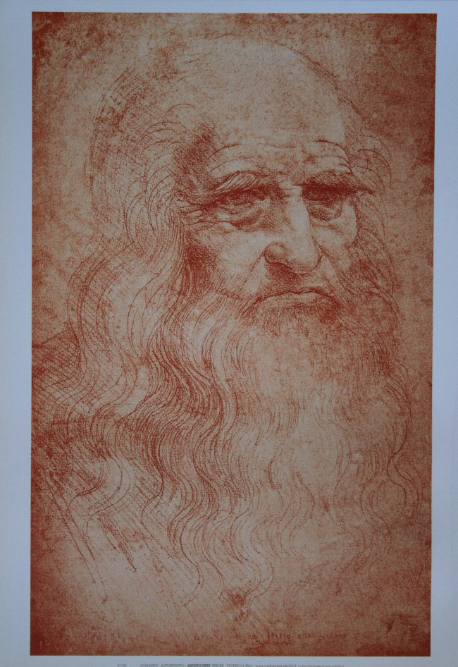 Self-Portrait By Leonardo Da Vinci Wall Art, Canvas Prints, Framed Prints,  Wall Peels