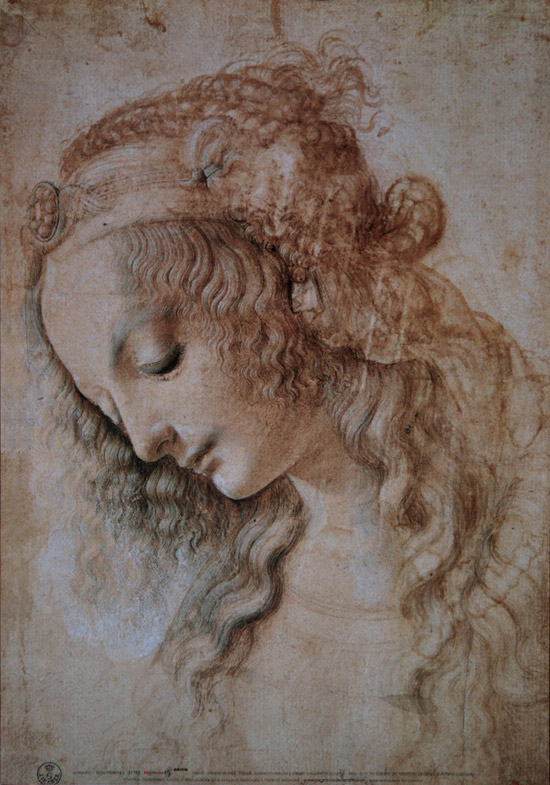 Stampa Leonardo Da Vinci, Maria Maddalena
