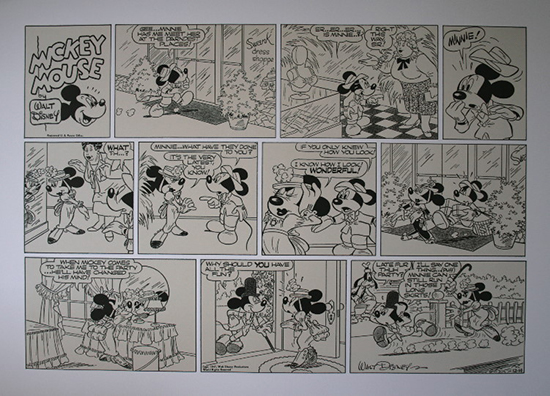 Walt DISNEY : Mickey, It's the Very Latest : Reproduction en Affiche d'art 