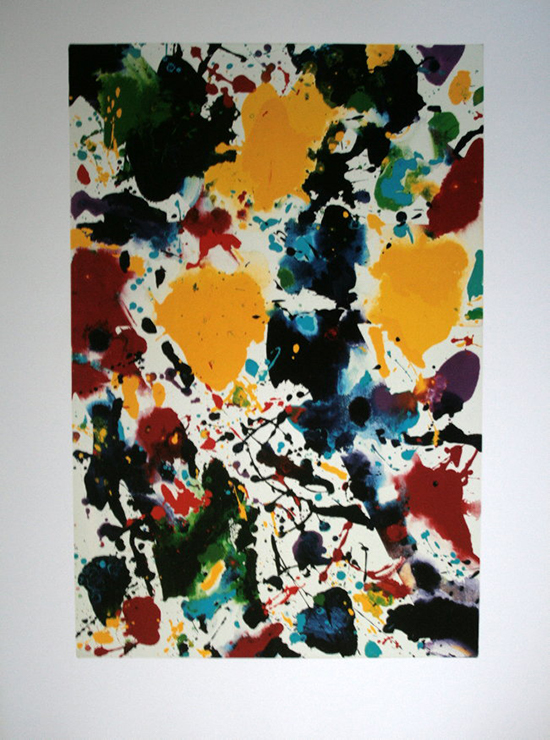 Sam Francis : Untitled, 1980 : Reproduction, Fine Art print, poster