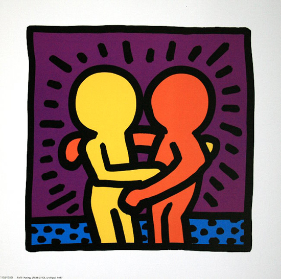 Affiche Keith Haring : Sans Titre 1987