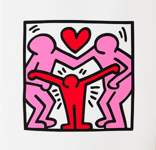 Keith Haring Madallions Poster Large Wall Poster Keith Haring Poster High Quality Premium Poster Art poster Home Decor