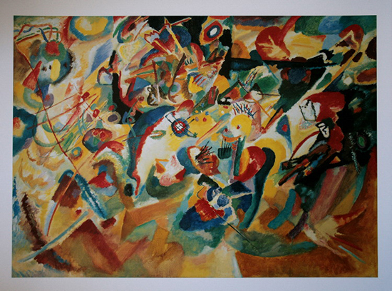 Kandinsky poster print, Composition VII, 1913