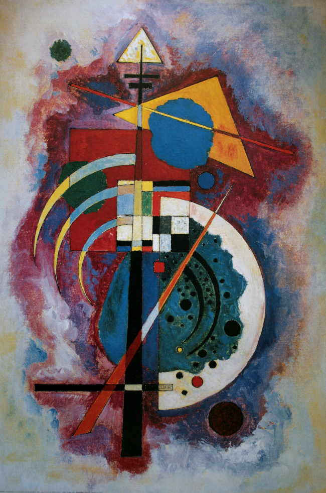 Planlagt gyde kande Kandinsky poster print : Homage to Grohmann, 1926