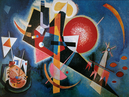 Kandinsky poster print, Im Blau, 1925