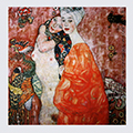 Affiche Gustav Klimt : Les deux Amies, 1916-1917