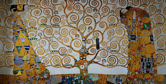 Lámina Gustav Klimt, El árbol de la vida (original), 1909