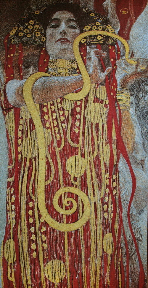 Gustav Klimt poster print, Hygieia, 1907