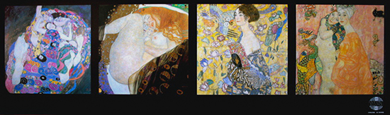Gustav Klimt poster print, Women