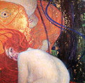 Stampa Gustav Klimt, Goldfish (detail), 1902