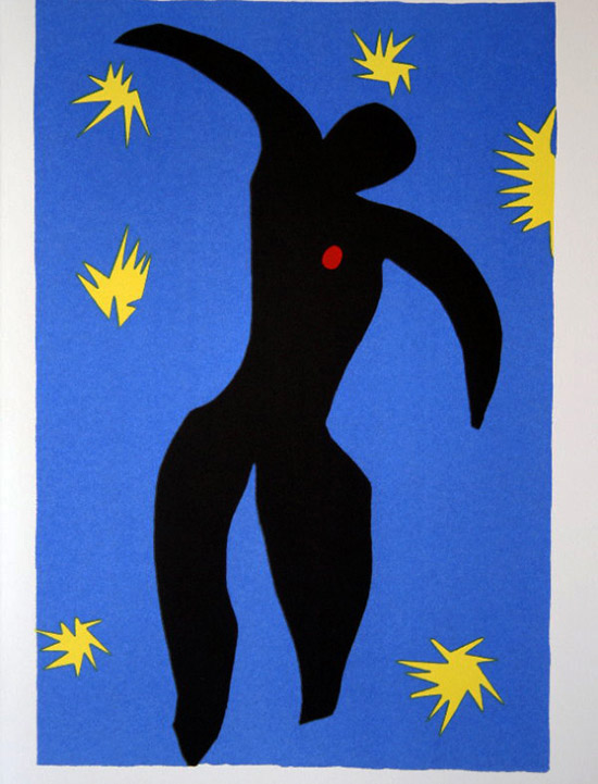 Lithographie Henri Matisse : JAZZ : Icare