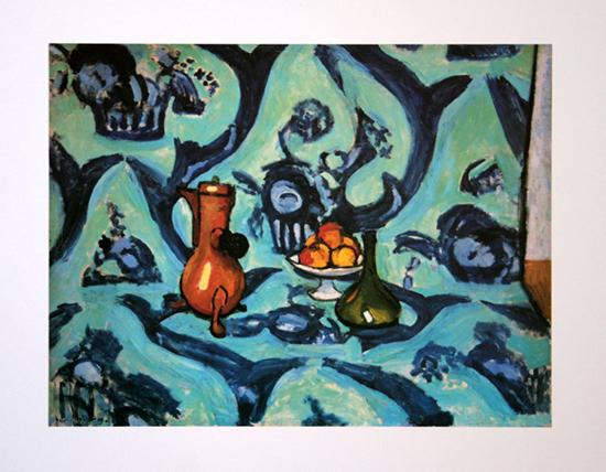 Affiche Henri Matisse : Nature morte à la nappe bleue, 1909