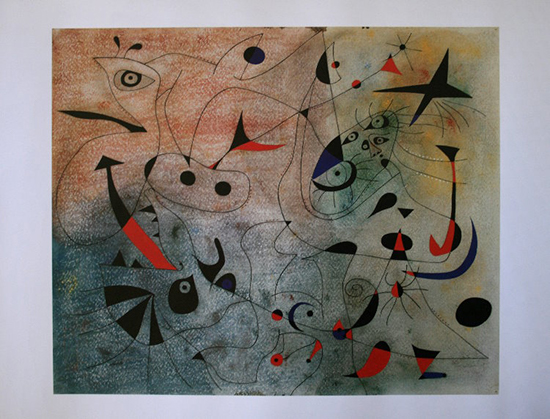 Affiche Joan Miro : Constellation : L'Etoile Du Matin, 1940