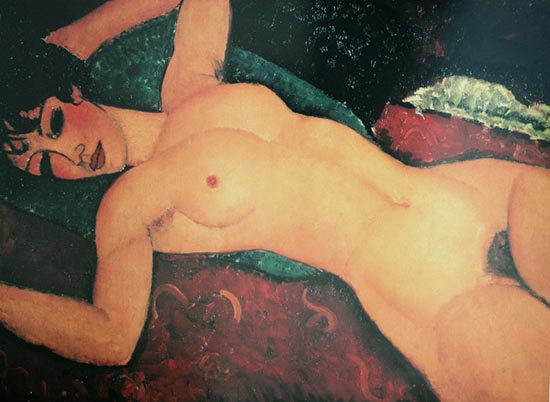 Lámina Amedeo Modigliani, Desnudo