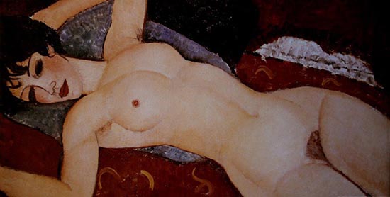 Lámina Amedeo Modigliani, Desnudo