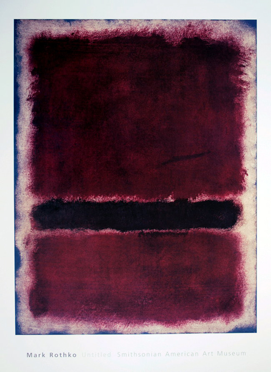 Lámina Mark Rothko, Sin título, 1963