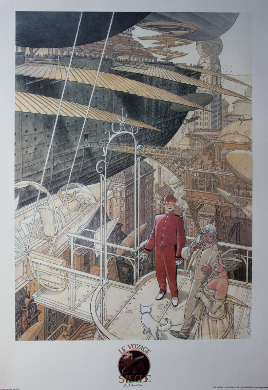 François Schuiten poster, Le voyage du siècle