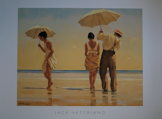 Jack Vettriano poster print, Mad Dogs