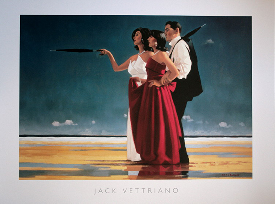 Affiche Jack Vettriano : The Missing Man I