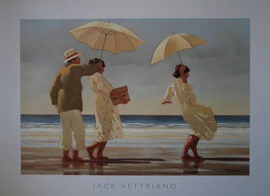 Jack Vettriano poster print, The Picnic Party