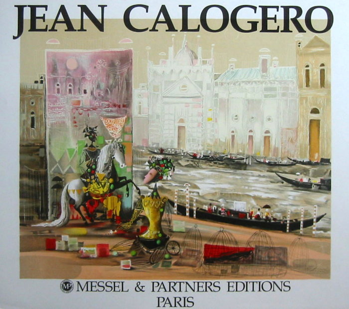 Jean CALOGERO : Litografia originale : Il Pittore