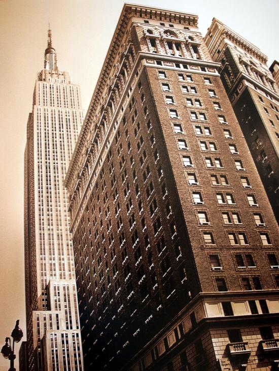 Michele NOTARANGELO : New York City I, stampa d'arte 60 x 80 cm, riproduzione su bella carta spessa e satinata