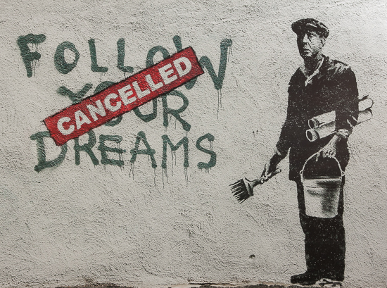 Affiche Banksy (Attribu ) : Essex Street, Boston