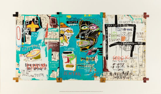Affiche Jean Michel Basquiat : Ishtar, 1983