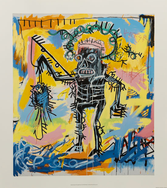 Affiche Jean Michel Basquiat : Fishing, 1981