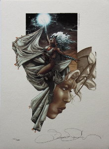 Affiche d'Art signée Simone Bianchi, Tornade