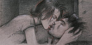 Enki Bilal poster, Julia & Roem : Le baiser