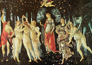 Lámina Botticelli, Primavera, 1482