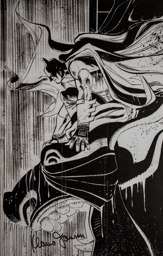 Klaus Janson signed Art print, Batman