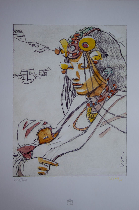 Cosey signed Art print, Népal 2015