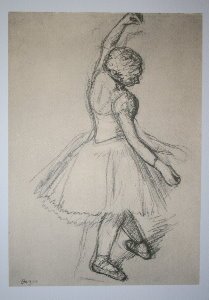 Lámina Degas, Pequeña bailarina 3