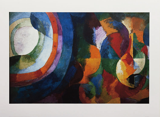 Affiche Robert Delaunay : Simultaneous Contrasts, 1913