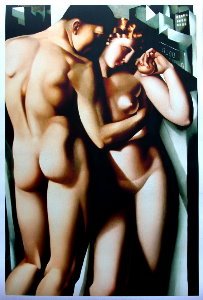 Tamara De Lempicka print, Adam and Eve, 1932