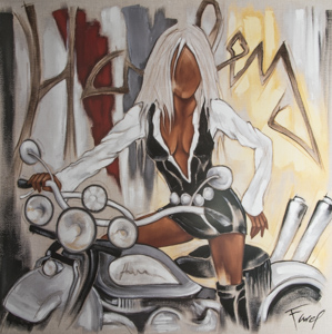 Affiche Farel, Harley Davidson