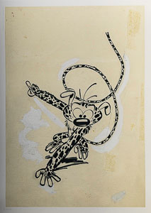 Affiche d'art Franquin, Le Marsupilami