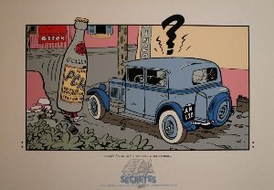 Franquin serigraph, Spirou & Fantasio : Pchitt
