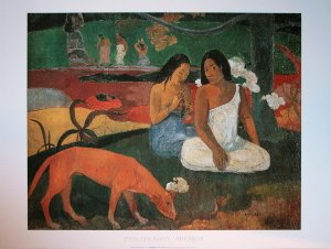 Affiche Gauguin, Arearea