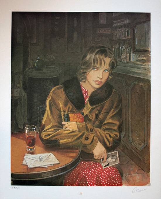 Jean-Pierre Gibrat signed Fine Art print, Sursis T2