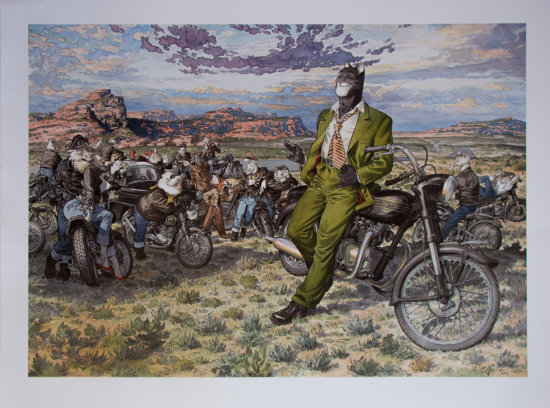 Affiche Juanjo Guarnido : Amarillo's road