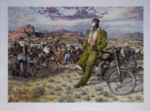 Juanjo Guarnido print, Amarillo's road