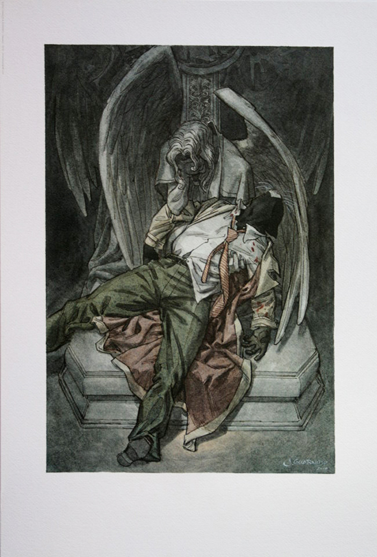 Juanjo Guarnido poster, Blacksad and the angel