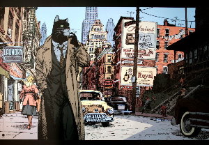 Affiche Juanjo Guarnido : Blacksad, New York ...