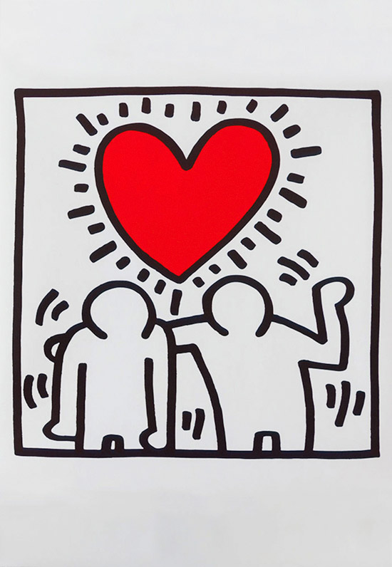 Affiche Keith Haring : Wedding Invitation
