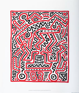 Stampa Haring, Fun Gallery Exhibition (1983)